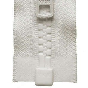 Heavy Vislon Open-Ended Zip - Ivory 841