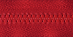 Vislon Open-Ended Chunky Zip - Red 519