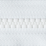 Vislon Open-Ended Chunky Zip - White 501