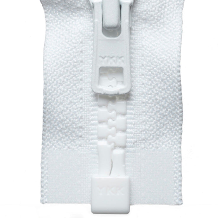 Heavy Vislon Open-Ended Zip - White 501