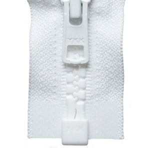Heavy Vislon Open-Ended Zip - White 501