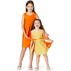 Simplicity Girls' 8104 - Girl's & Teen's Jiffy Reversible Wrap Dress - discontinued