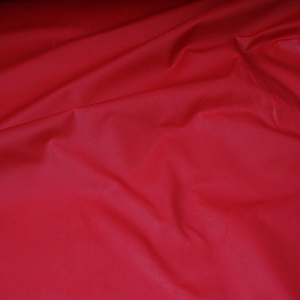 red water proof british waxed cotton oil cloth fabric