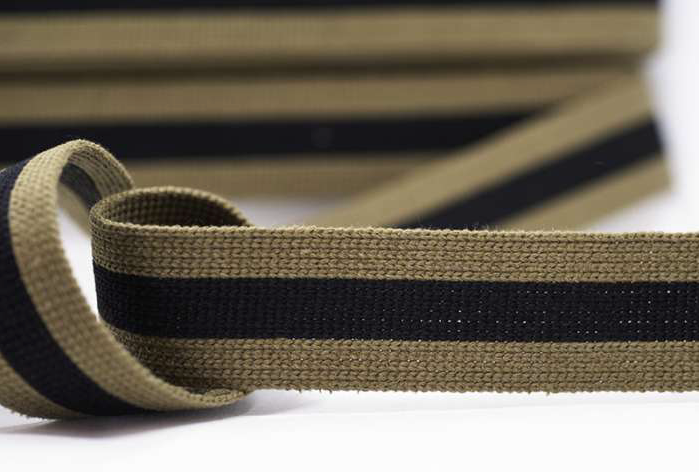 Striped webbing for bags sale