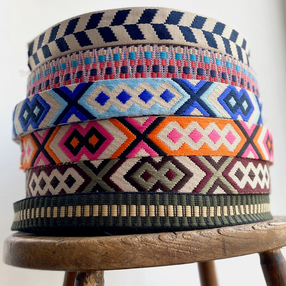 Aztec Webbing 38mm - Blue