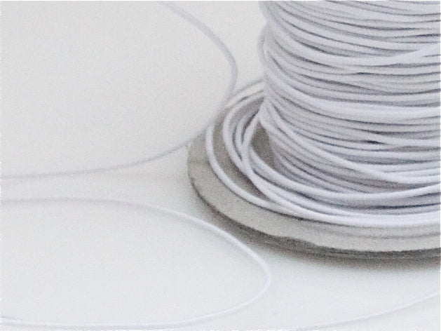 Elastic Cord - Black And White