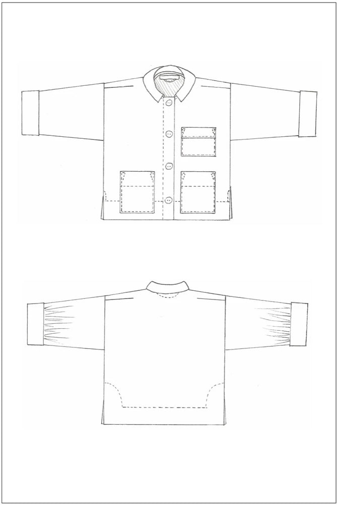 Birgitta Helmersson - Zero Waste Workwear Jacket - PDF Pattern
