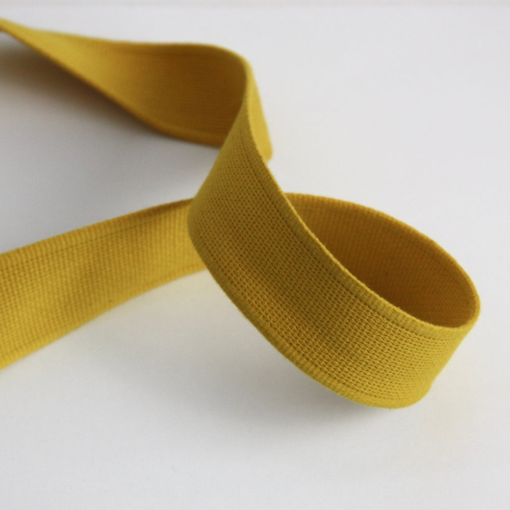 Cotton Strap Webbing 30mm - Yellow Elder