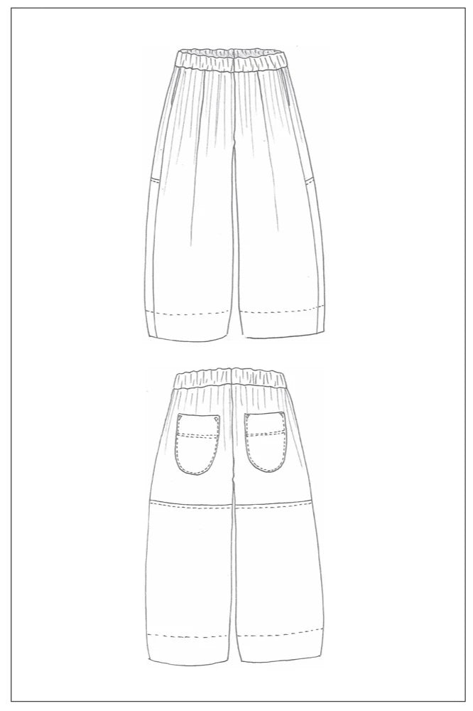 Birgitta Helmersson - Zero Waste Block Trousers and Skirt - PDF Pattern