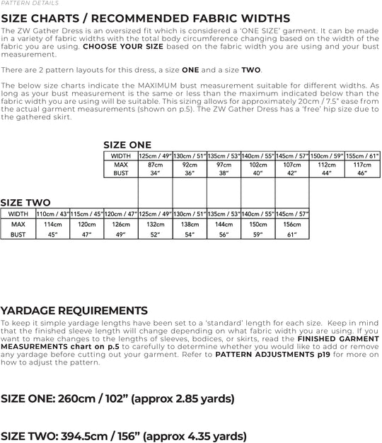 Birgitta Helmersson - Zero Waste Gather Dress - PDF Pattern