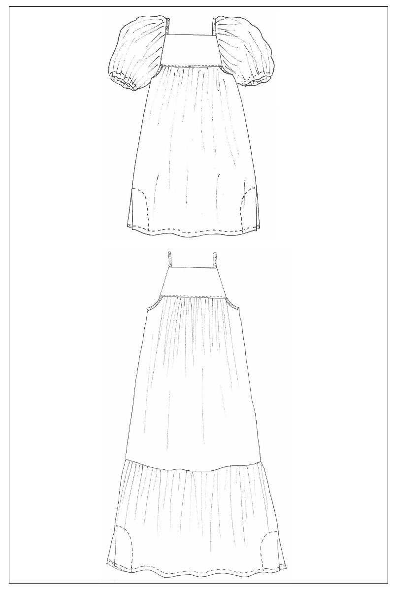 Birgitta Helmersson - Zero Waste Tier Dress - PDF Pattern
