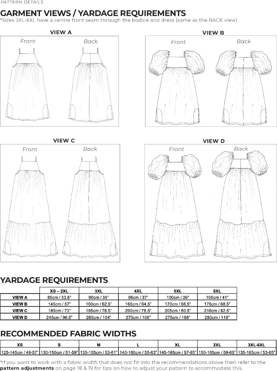 Birgitta Helmersson - Zero Waste Tier Dress - PDF Pattern